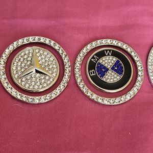 Car logo push key decoration